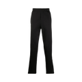 Valentino Logo Print Slim Track Pants "Nero/Pink Fluo"
