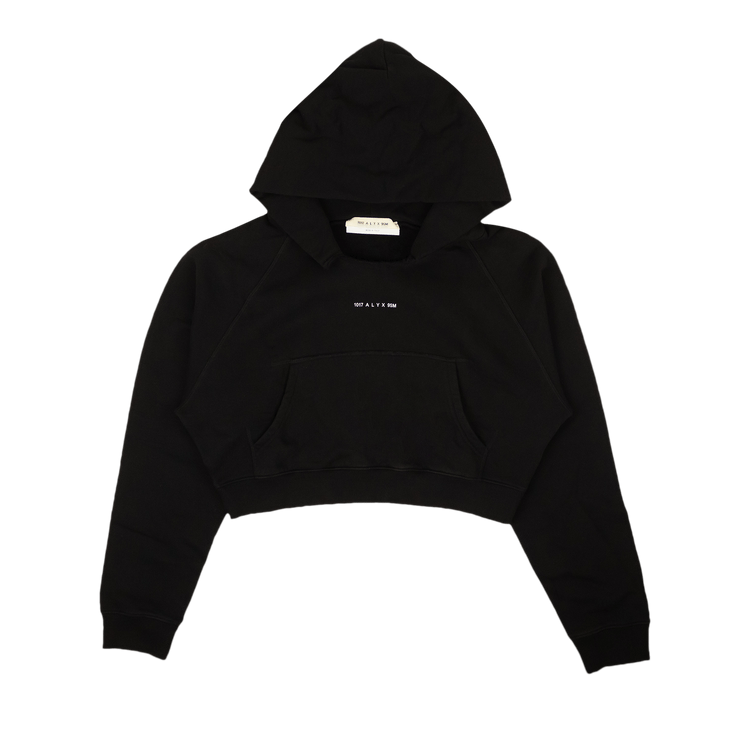 1017 ALYX 9SM Collection Logo Cropped Sweatshirt "Black"