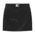 1017 ALYX 9SM Buckle Nylon Satin Skirt "Black"