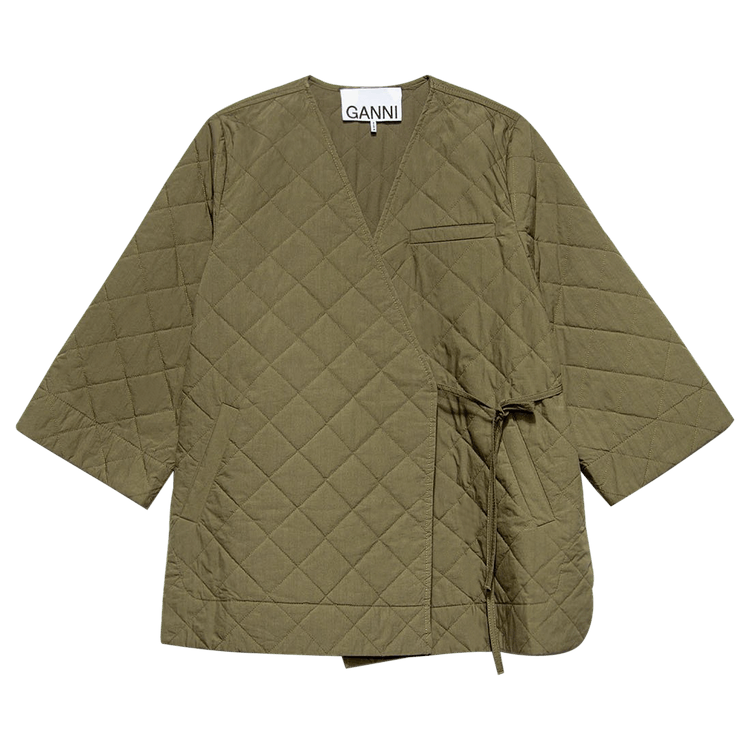 GANNI Stretch Canvas Jacket "Kalamata"