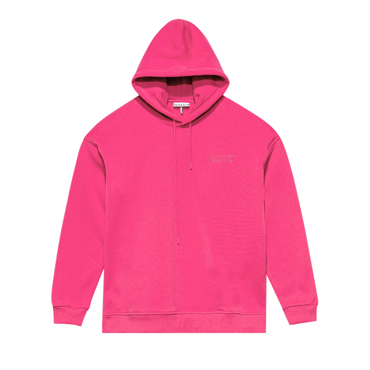 GANNI Software Hoodie "Shocking Pink"