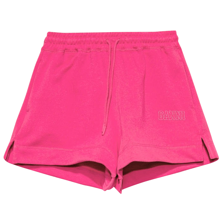 GANNI Software Shorts "Shocking Pink"