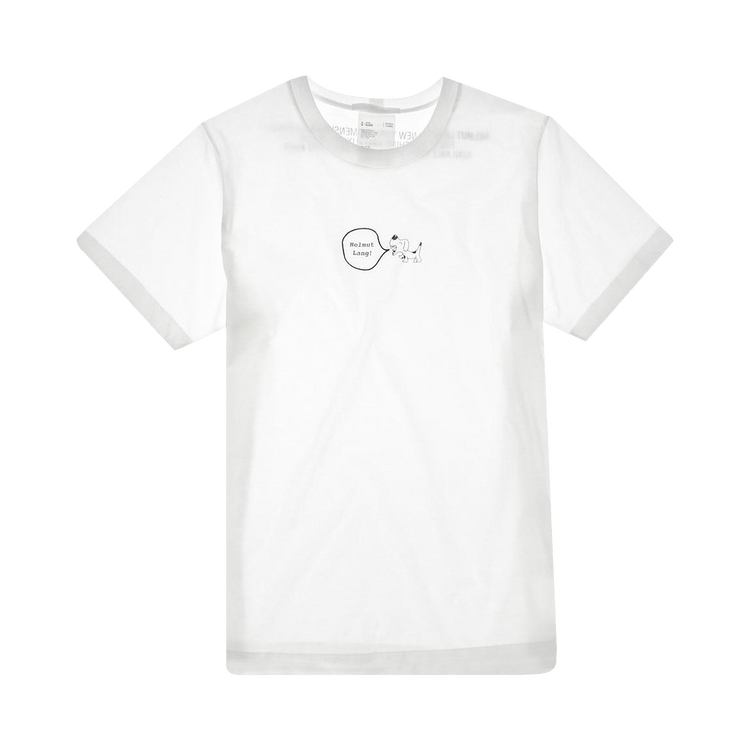 Helmut Lang Puppy T-Shirt "Chalk White"