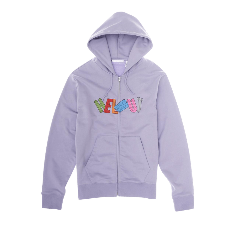 Helmut Lang 3D Zip Hoodie "Lavender"