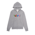 Helmut Lang 3D Zip Hoodie "Vapor Heather"