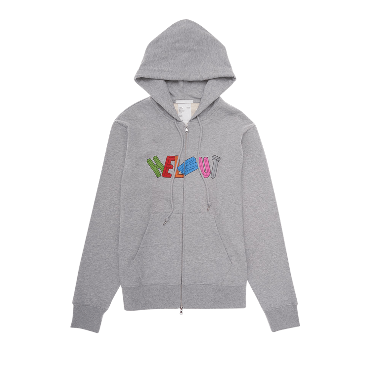 Helmut Lang 3D Zip Hoodie "Vapor Heather"