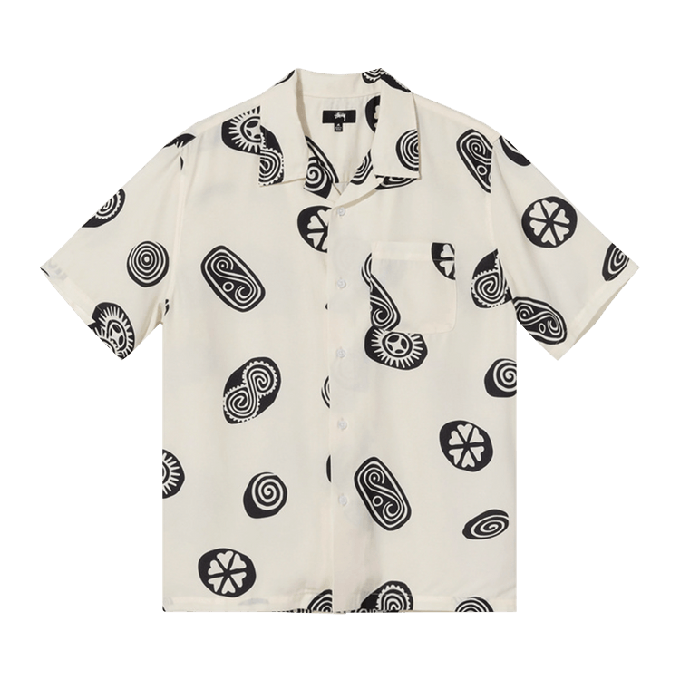 Stussy Icon Pattern Shirt "Off White"