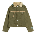 Reese Cooper Cropped Waxed Cotton Hunting Jacket "Olive"