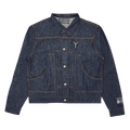 Reese Cooper Smokejumper Embroidered Raw Denim Jacket "Multicolor"