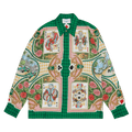 Pre-Owned Casablanca Printed Silk Twill Shirt "Le Jardin Des Cartes"