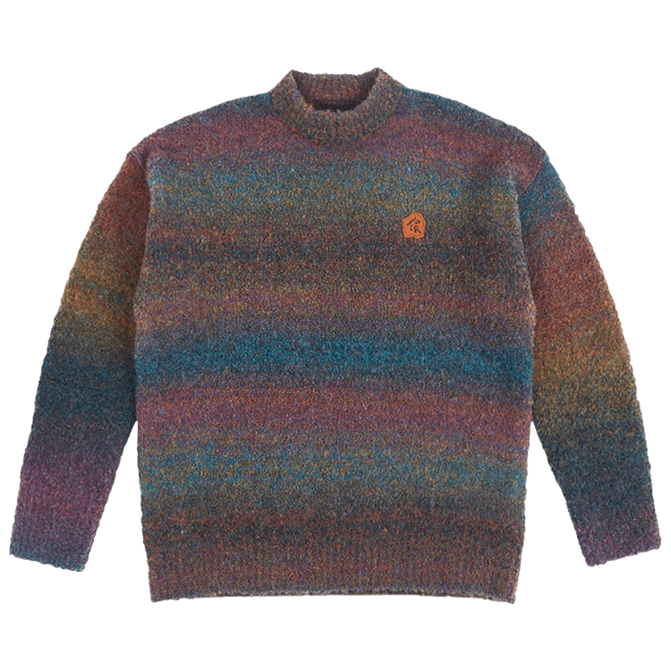 Ader Error Canyon Striped Oversized Crew "Multicolor"