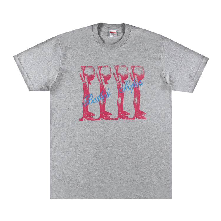 Supreme x Butthole Surfers Tee "Heather Grey"