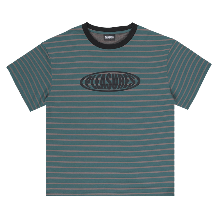 Pleasures Sports Striped Shirt "Green"