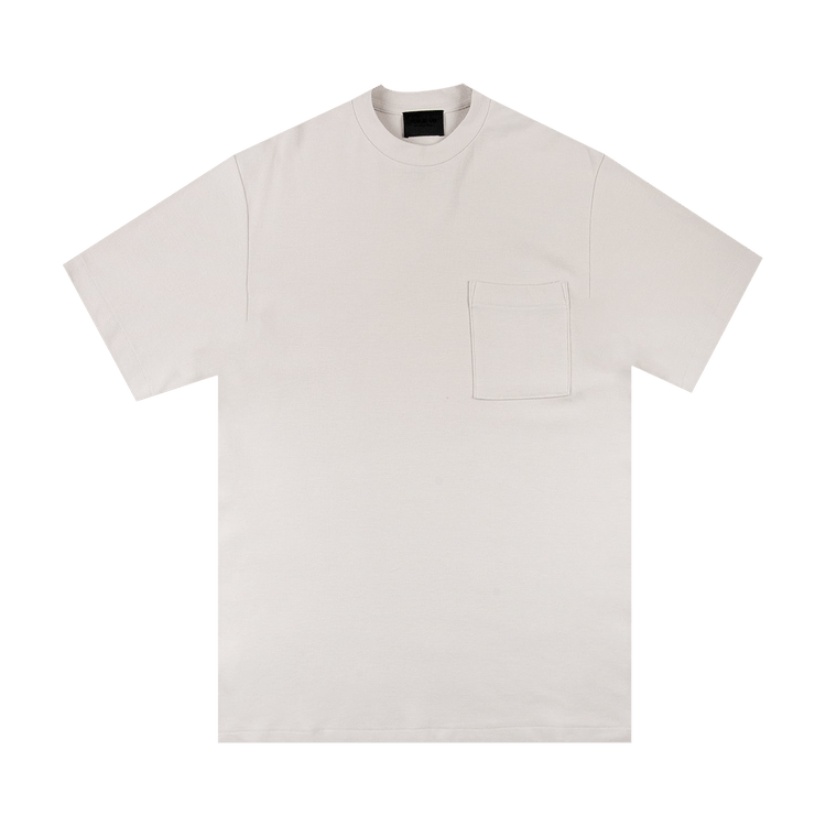 Fear of God Pique Pocket Tee "Concrete White"