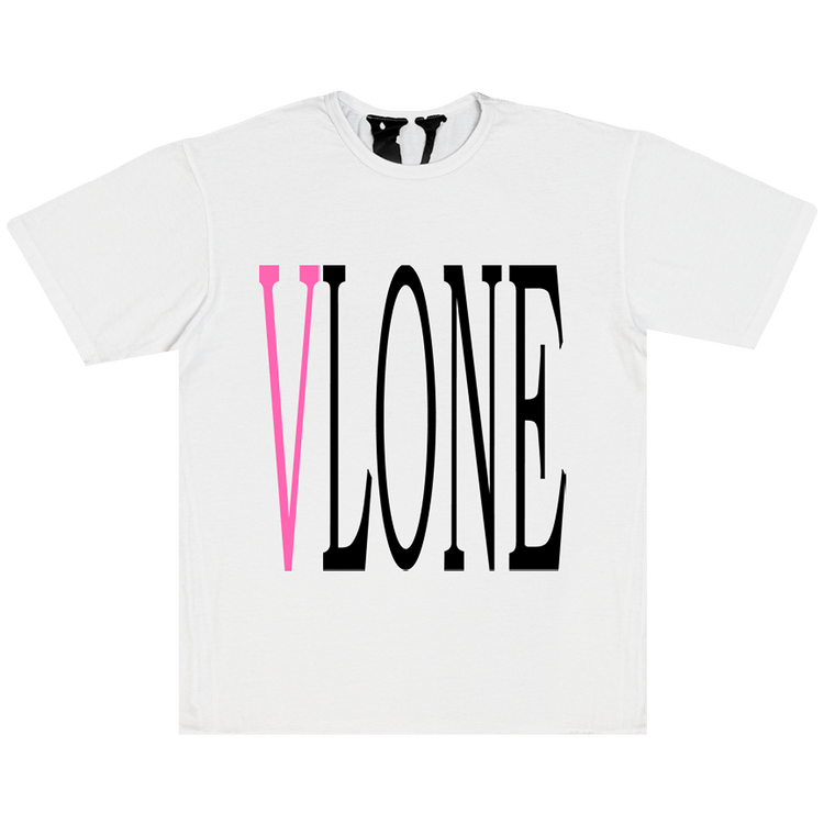 Vlone Staple T-Shirt "White/Pink"