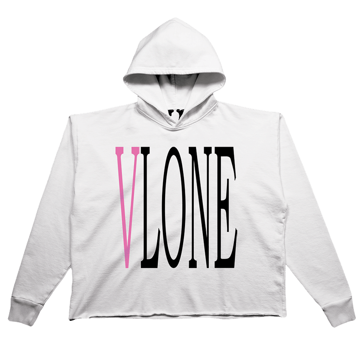 Vlone Staple Hoodie "White/Pink"
