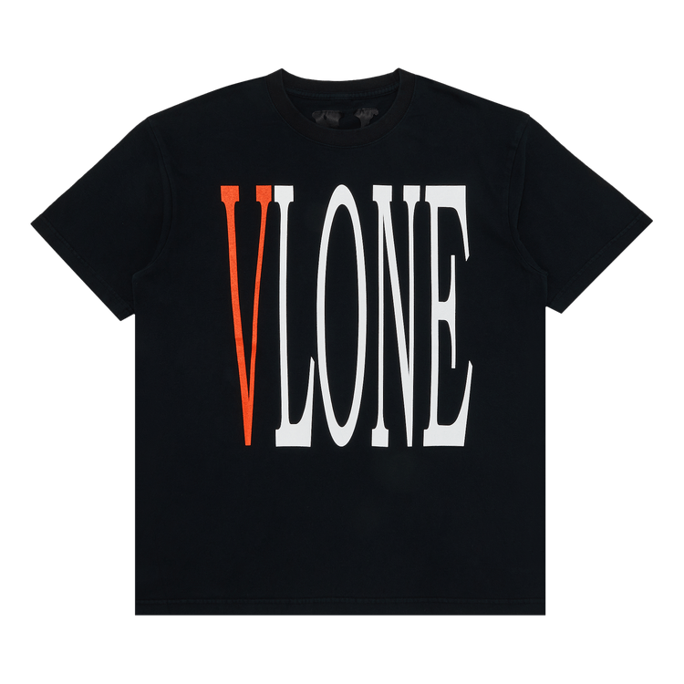 Vlone Staple T-Shirt "Black/Orange"