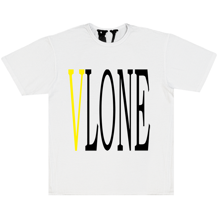 Vlone Staple T-Shirt "White/Yellow"