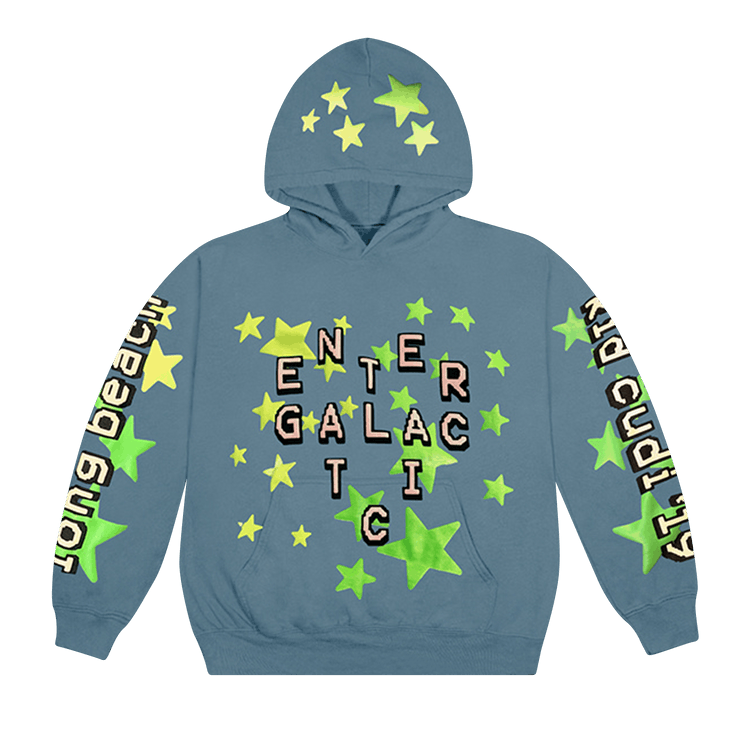 Cactus Plant Flea Market x Kid Cudi Enter Galactic Hoodie "Blue"