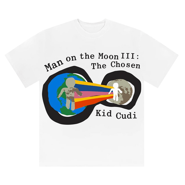 Cactus Plant Flea Market x Kid Cudi For MOTM III Heaven On Earth Tee "White"