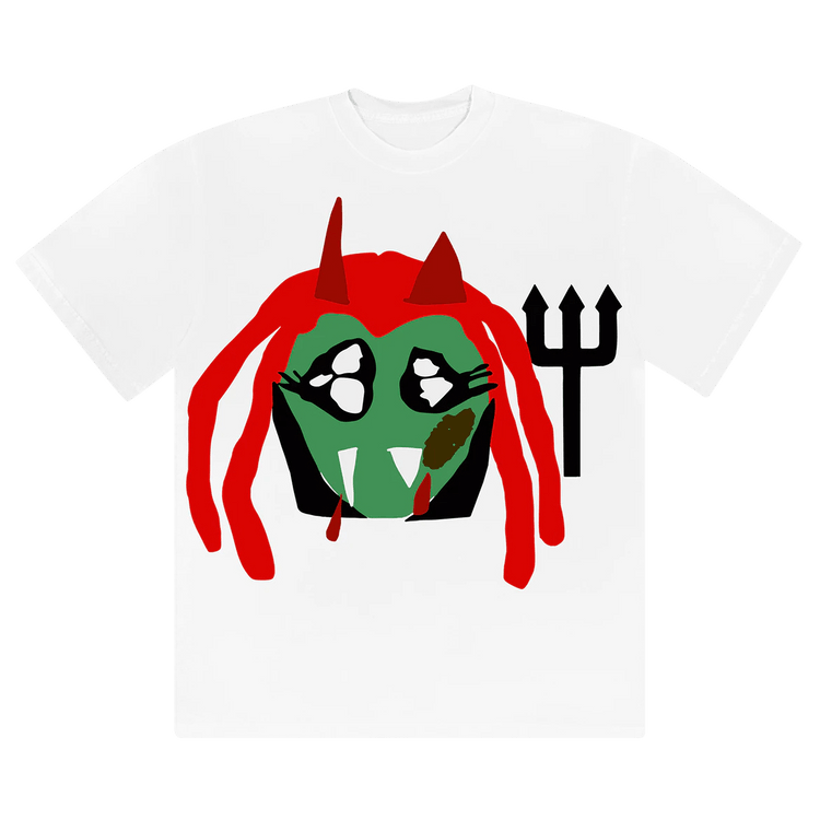 Cactus Plant Flea Market x Playboi Carti Whole Lotta Red King Vamp Tee "White"