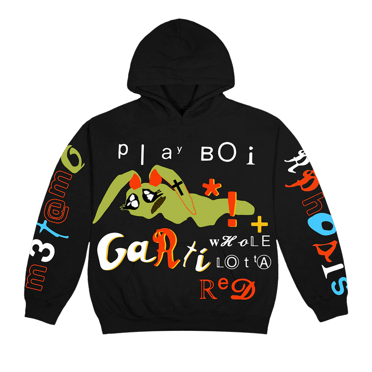 Cactus Plant Flea Market x Playboi Carti Whole Lotta Red M3tamorphosis Hoodie "Black"