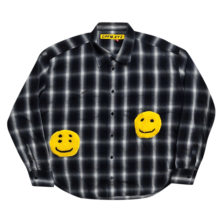 Cactus Plant Flea Market Double Vision Check Shirt "Black"