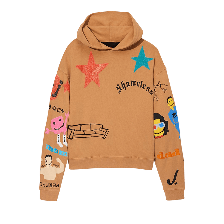 Cactus Plant Flea Market x Marc Jacobs Tattoo Hooded Pullover Sweatshirt "Sand"