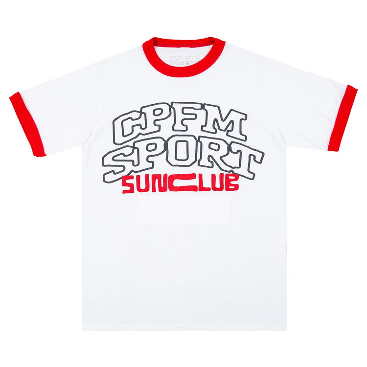 Cactus Plant Flea Market Sports Phys Ed Ringer Tee "White"