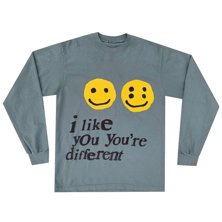 Cactus Plant Flea Market I Like You You're Different Long-Sleeve Tee 'Grey'