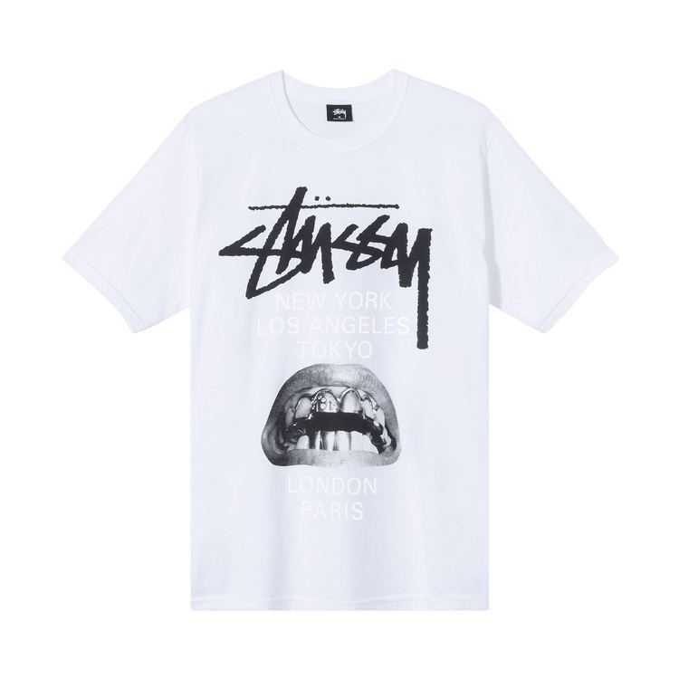 Stussy x Rick Owens World Tour Collection T-Shirt "White"