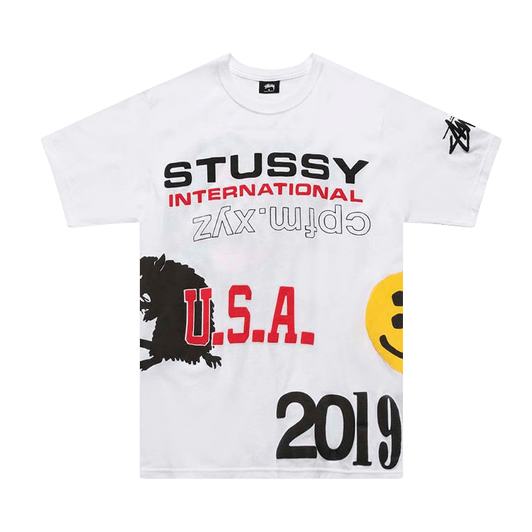 Stussy x Cactus Plant Flea Market USA 2019 Tee "White"
