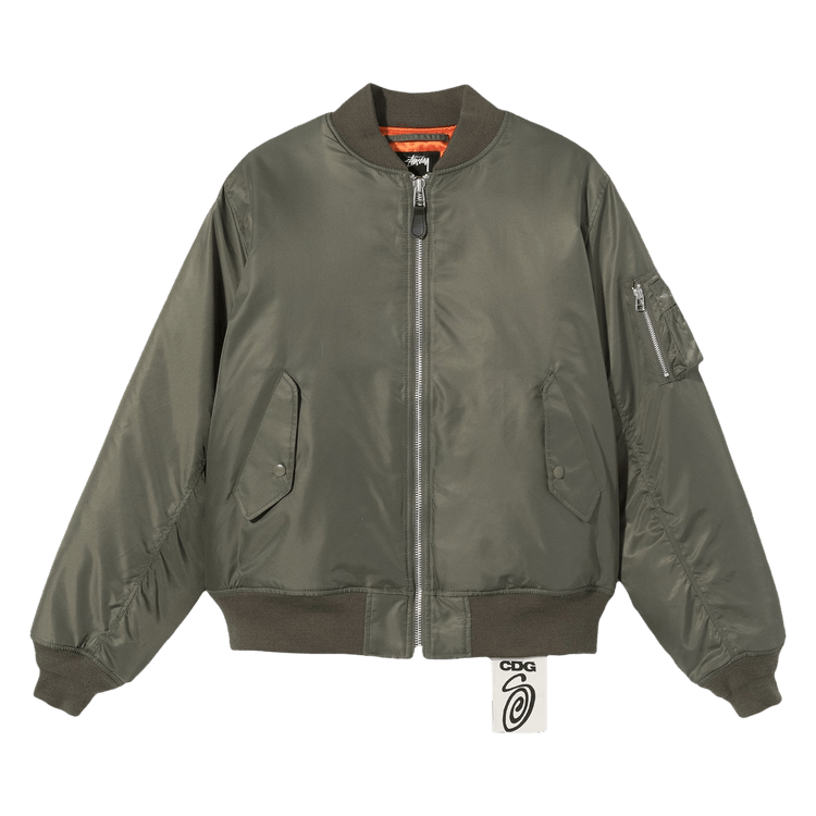Stussy x Comme des Garçons MA-1 Jacket "Olive"