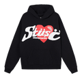 Stussy x Cactus Plant Flea Market Heart Hoodie "Black"