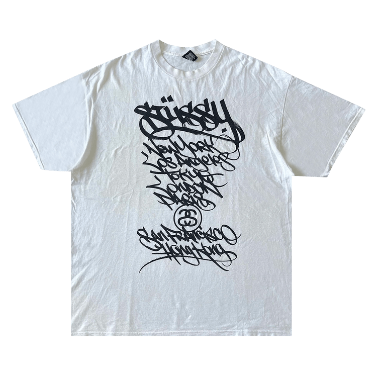 Stussy x Ease World Tour Tee "White"