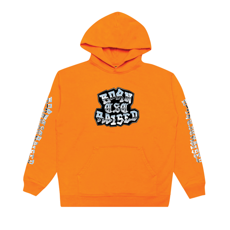 Born x Raised x CSC Blockhuggers Hoodie "Orange"