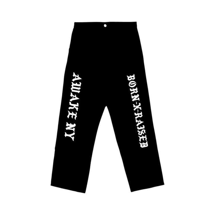 Born x Raised x Awake x Carhartt WIP Double Knee Pant "Black"
