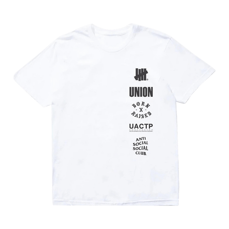 Born x Raised Undefeated x UACTP x Union x Anti Social Social Club Toy Drive Tee "White"