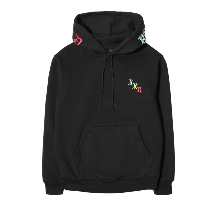 Born x Raised Graphic Print Crew Neck Hoodie "Black"