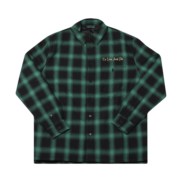 Born x Raised To Live And Die Flannel "Green"