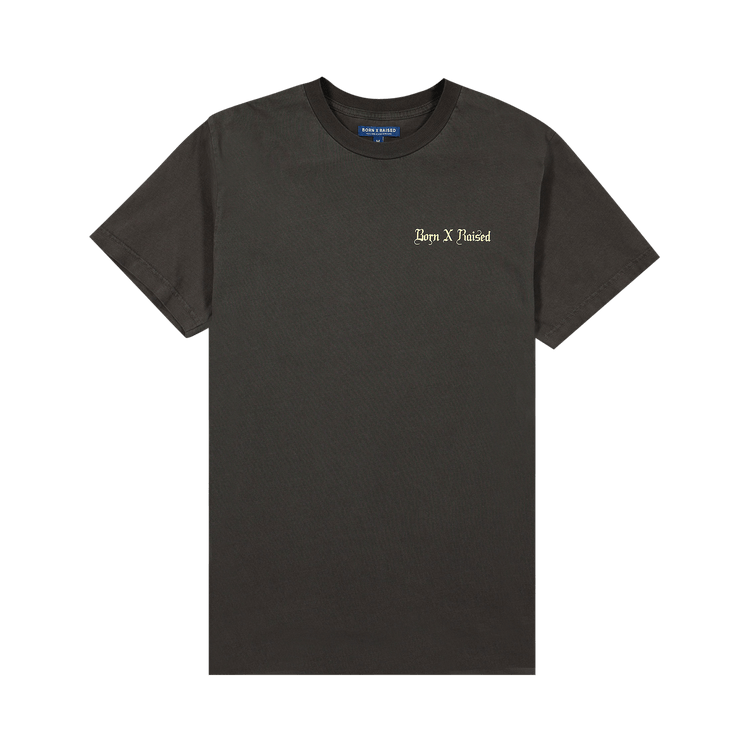 Born x Raised Script Print T-Shirt "Black"