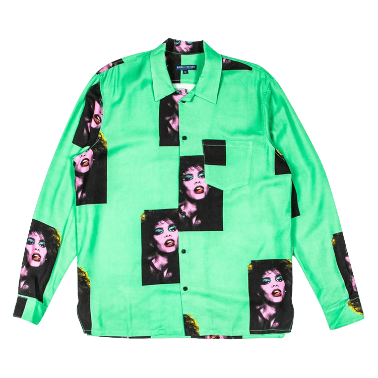 Born x Raised Disco Button Up "Mint"