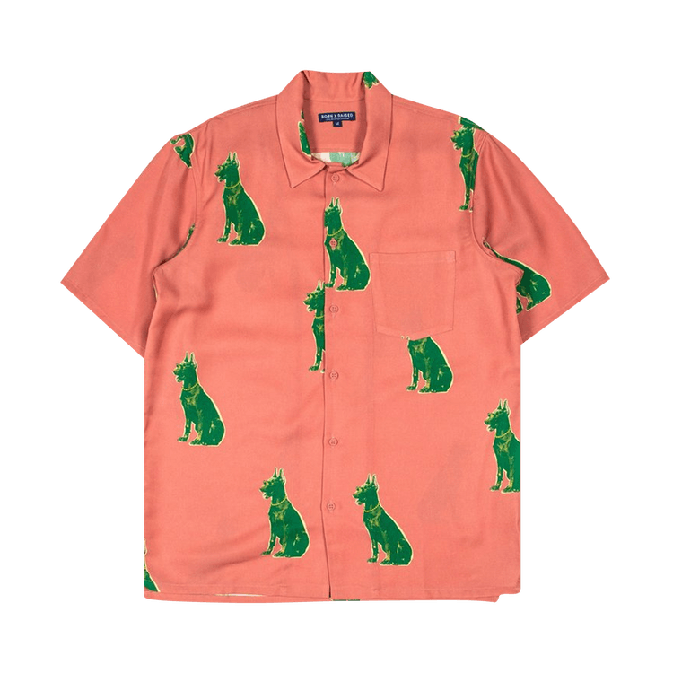 Born x Raised Darius Button Up "Dusty Rose"