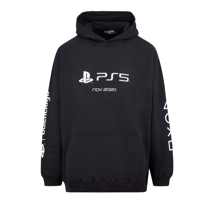 Balenciaga Playstation Boxy Hoodie "Black"