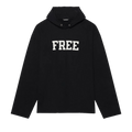 Balenciaga Free Embroidered No Rib Hoodie "Black"