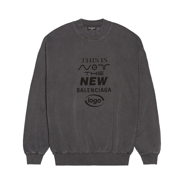 Balenciaga Crewneck "Black/Black"