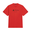 Balenciaga Playstation Boxy Tee "Vermillon/Black"