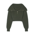 Jacquemus La Maille Risoul Sweater "Dark Khaki"