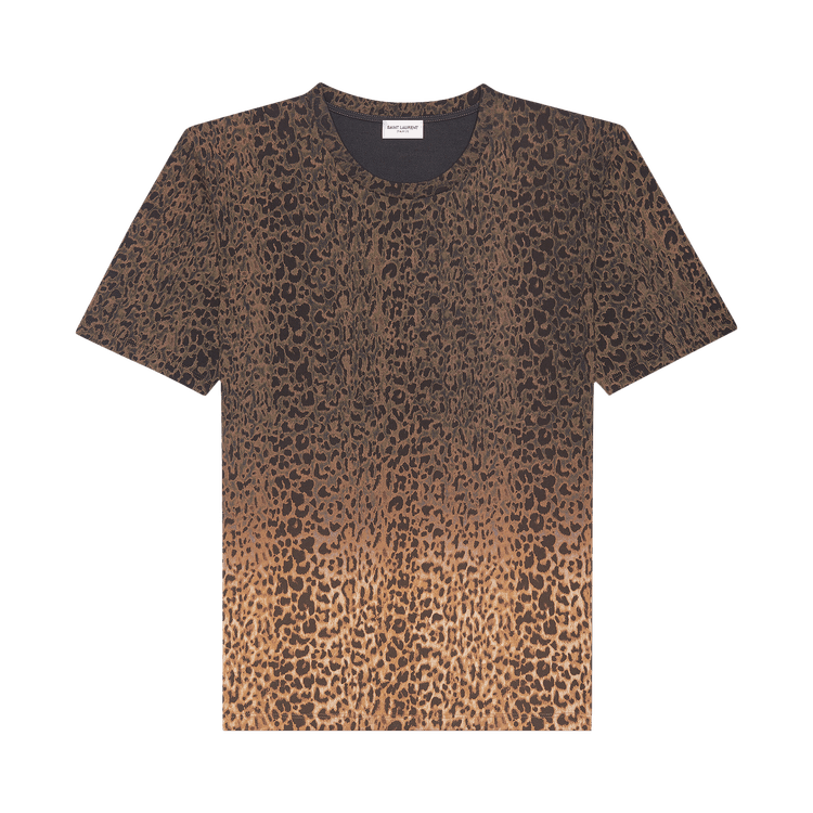 Saint Laurent Leopard Shirt "Beige/Fauve/Noir"