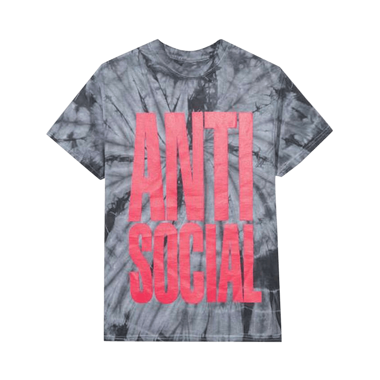 Anti Social Social Club Heatwave Tee "Black Tie Dye"